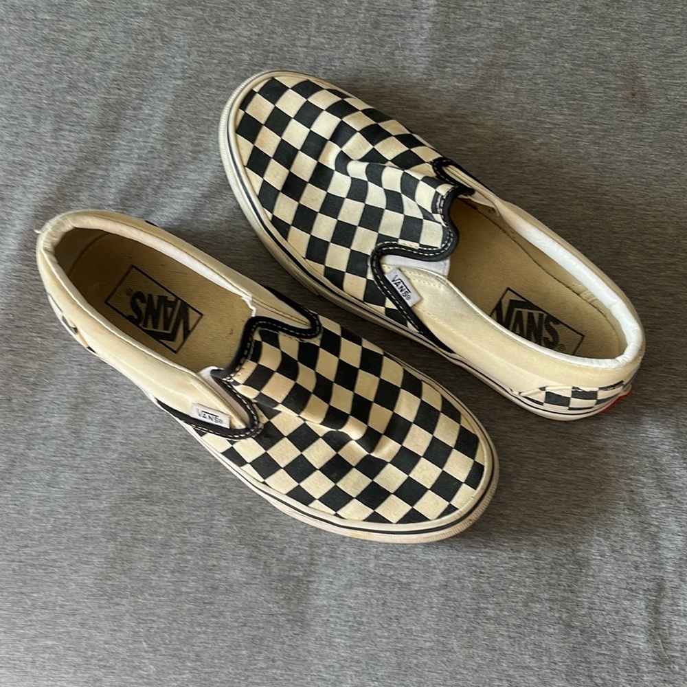 Checkered Vans